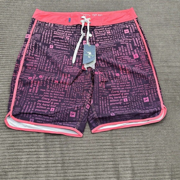 William Murray Golf Other - William Murray Board Shorts Men 32 Words Of Wisdom Print Polyester Beach Golf